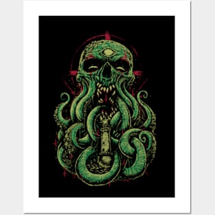 The Dark Lord Cthulhu Lovecraft Posters and Art